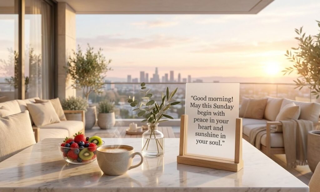 Good Morning Sunday Quotes to Start the Day