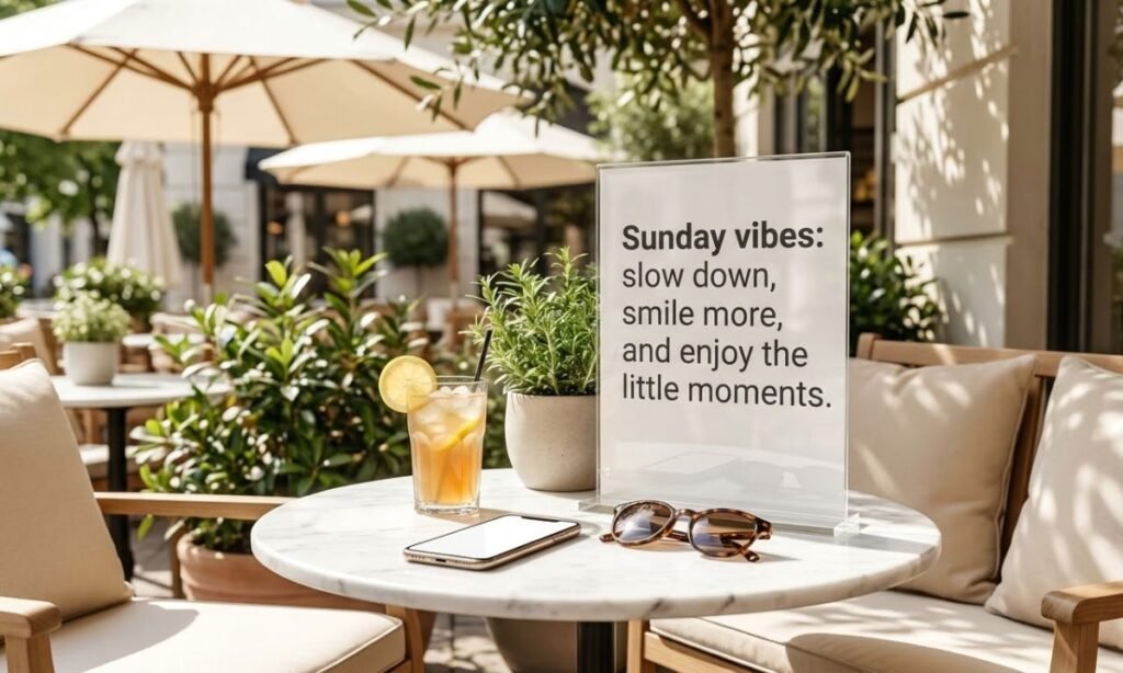 Sunday Vibes Quotes for Instagram and Social Media