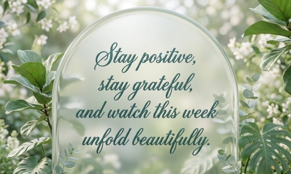 Inspirational New Week Blessings for a Positive Week