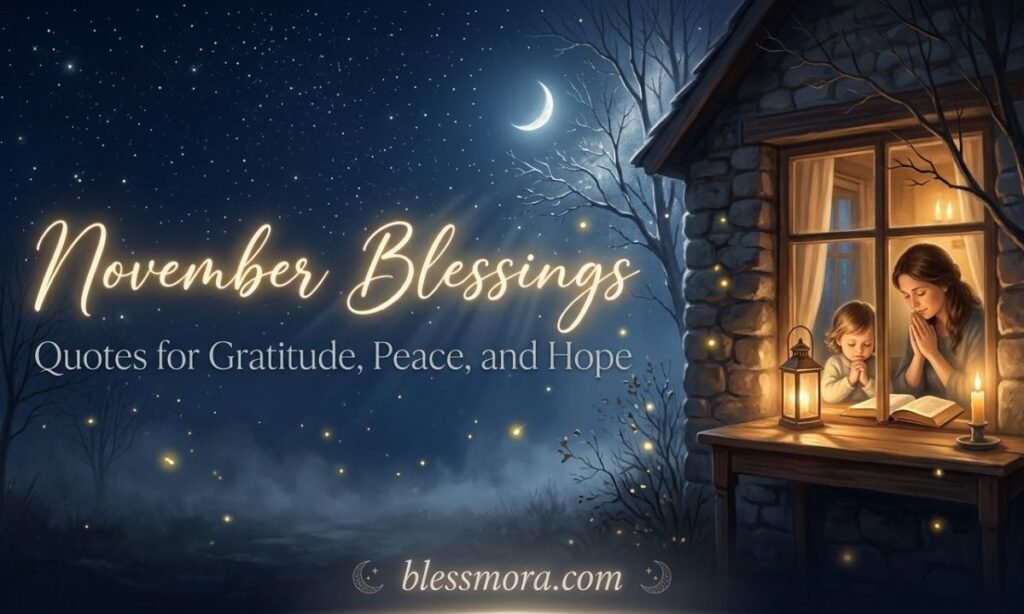 November Blessings Quotes for Gratitude, Peace, and Hope