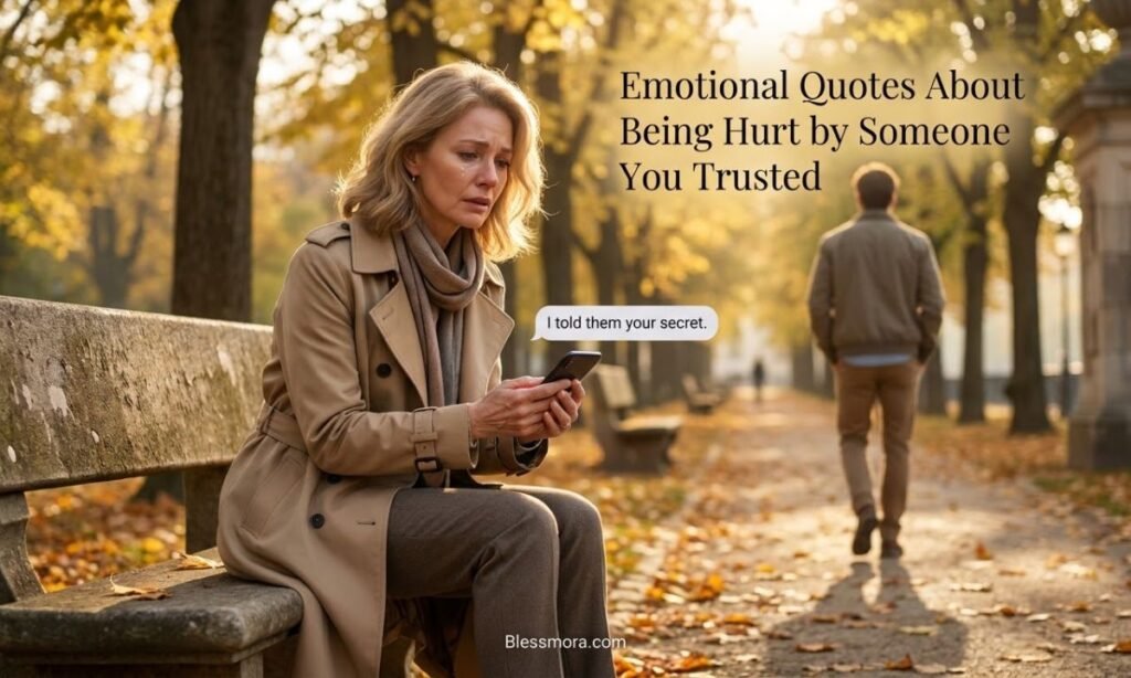 Emotional Quotes About Being Hurt by Someone You Trusted