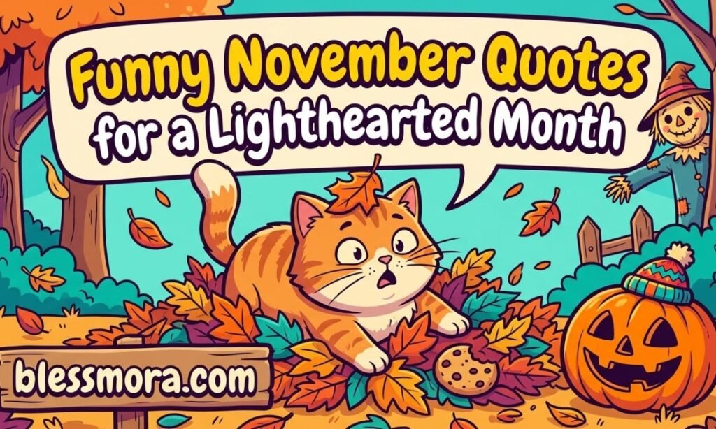 Funny November Quotes for a Lighthearted Month
