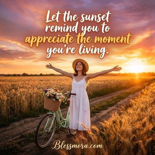 Good Evening Captions for Sunset and Evening Photos