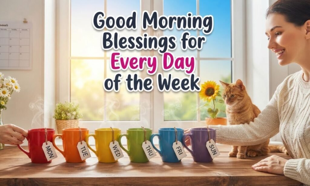 Good Morning Blessings for Every Day of the Week