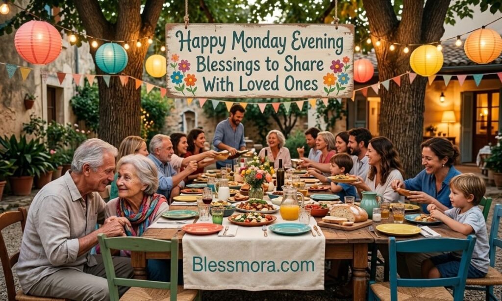 Happy Monday Evening Blessings to Share With Loved Ones