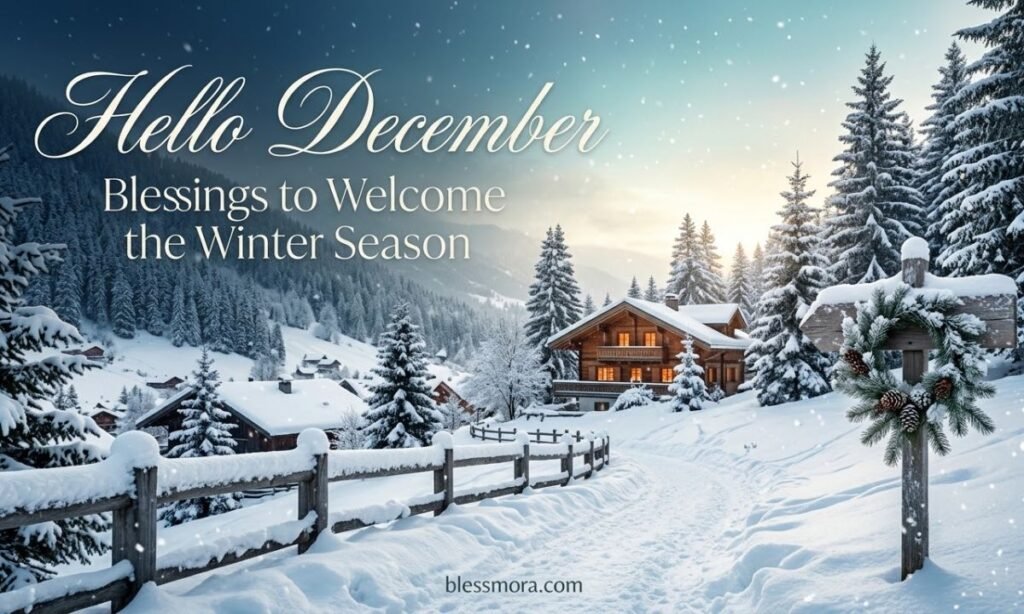 Hello December Blessings to Welcome the Winter Season