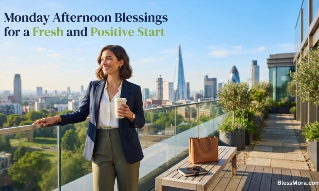 Monday Afternoon Blessings for a Fresh and Positive Start