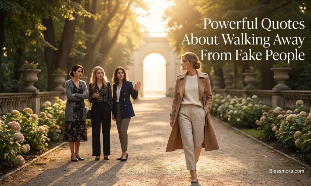 Powerful Quotes About Walking Away From Fake People