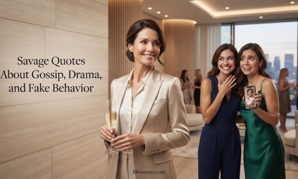 Savage Quotes About Gossip, Drama, and Fake Behavior