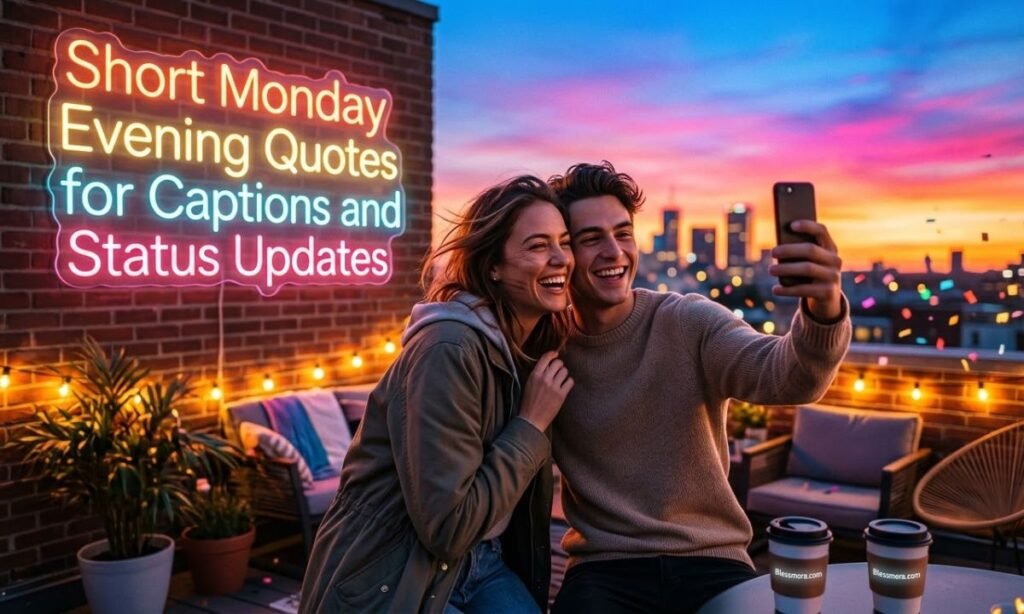 Short Monday Evening Quotes for Captions and Status Updates