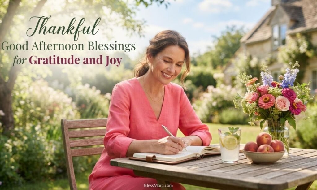 Thankful Good Afternoon Blessings for Gratitude and Joy