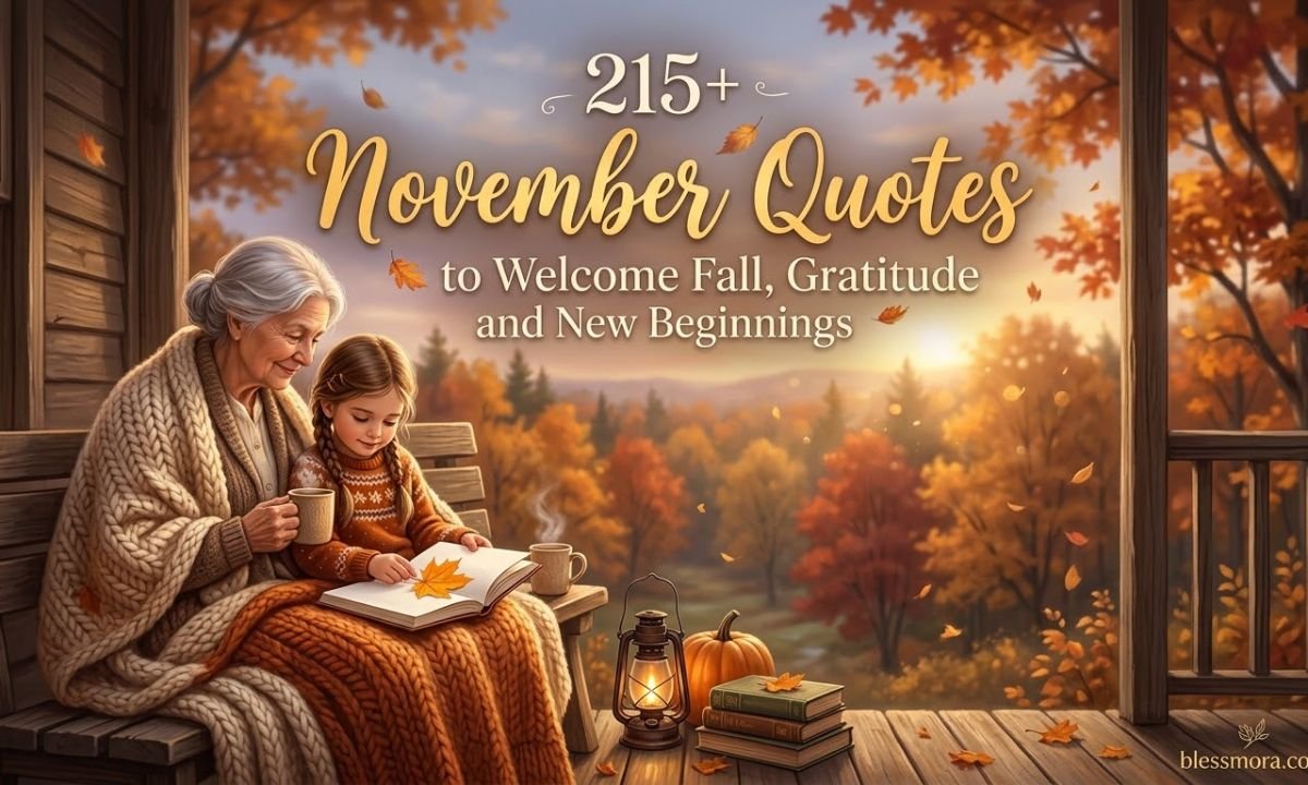 215+ November Quotes to Welcome Fall, Gratitude and New Beginnings