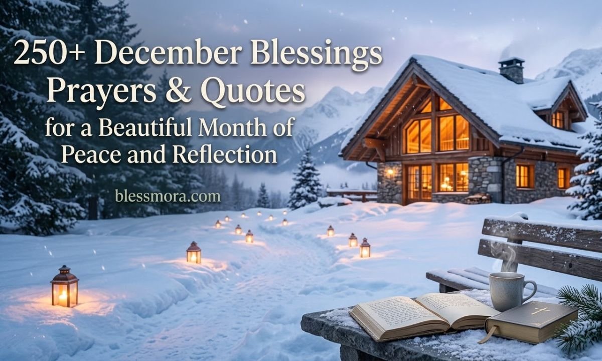 250+ December Blessings, Prayers & Quotes for a Beautiful Month of Peace and Reflection